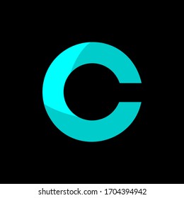 C letter logo design. Creative C sing and symbol design.,