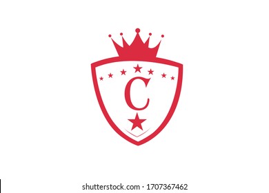 C Letter Logo Design with Creative minimal design concept. Typography awesome alphabet letters vector illustration design