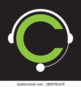 C Letter Logo Design Creative Icon.  Modern Letter Vector Logo