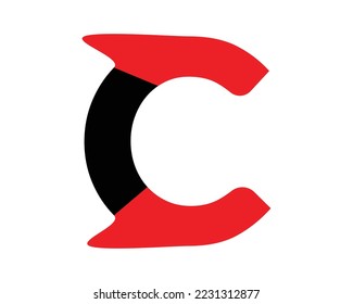 elemento de diseño de logotipo de letra C
