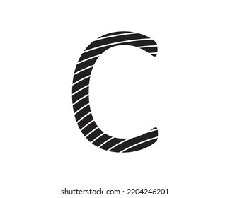C letter logo design elements