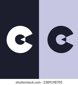 C letter logo design icon