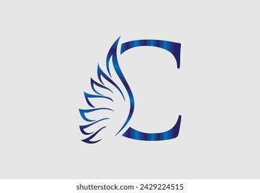 C letter logo design and monogram logo design
