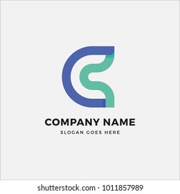 C Letter Logo Design Template