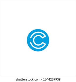 C letter logo design template