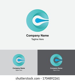 C Letter Logo Design Template- Flat Logo Design- Minimalist Logo- C Letter Logo For Technology Companies And Other Companies.