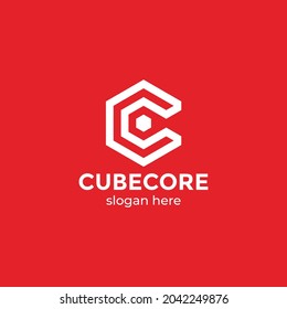 Design-Vorlage für das C-Letter-Logo 