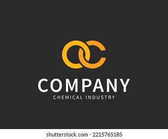 C letter logo design template