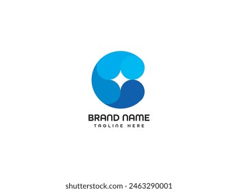 Plantilla de diseño de logotipo de letra C