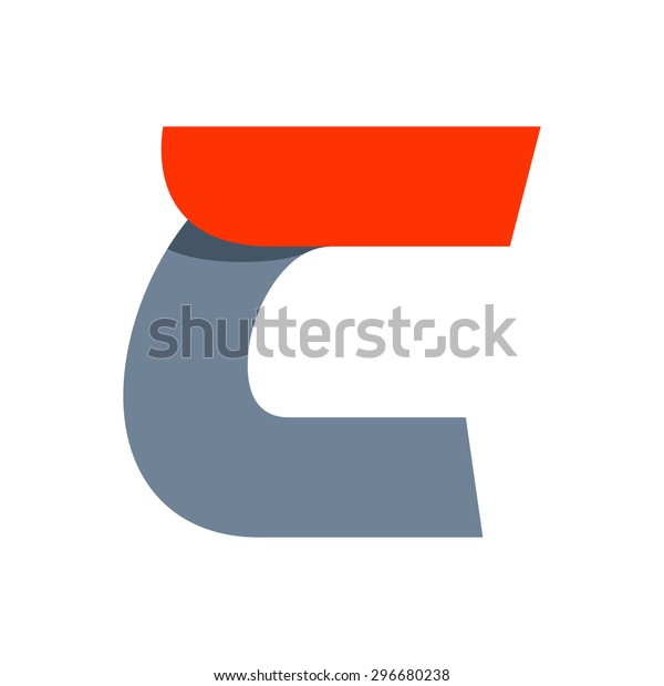 C letter logo design template. Fast speed vector\
unusual letter. Vector design template elements for your\
application or company.