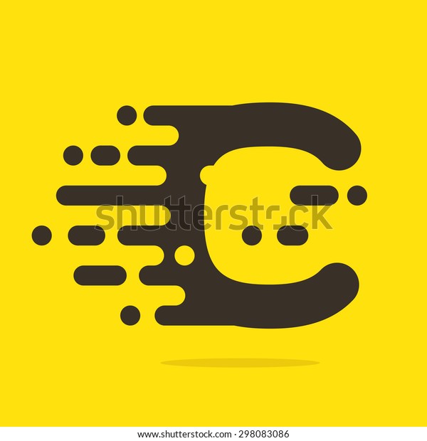 C letter logo design template. Fast speed taxi\
service letter. Vector design template elements for your\
application or company.