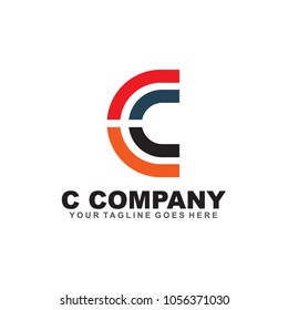 C letter logo design vector template