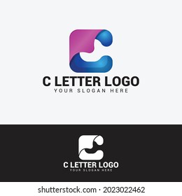 C LETTER logo design vector template