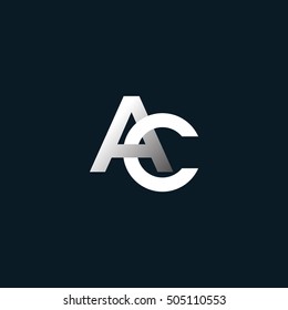 C & A  Letter logo design vector