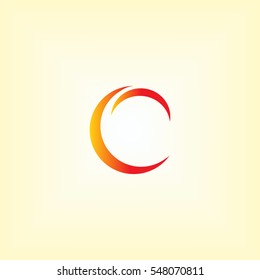 C Letter logo design vector element