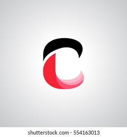 C Letter logo design vector element