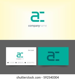 A & C Letter logo design vector element