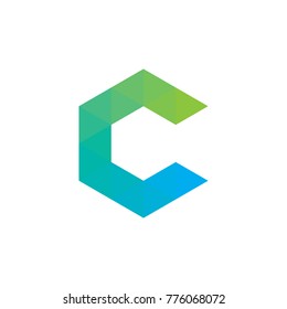 C Letter Logo Design Vector Template, Modern Illustration