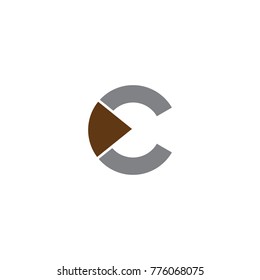 C Letter Logo Design Vector Template, Modern Illustration