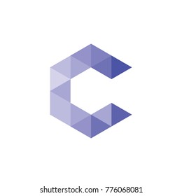 C Letter Logo Design Vector Template, Modern Illustration