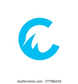 C Letter Logo Design Vector Template