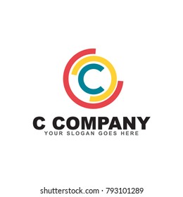 C letter logo design vector template