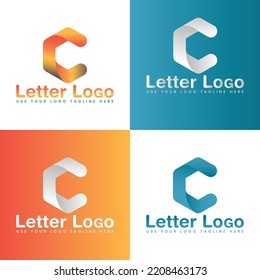c letter logo design for your company branding
