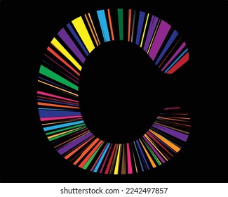 c letter logo elements template vector