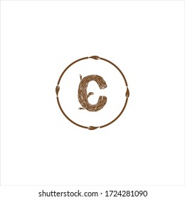 C letter logo emblem design