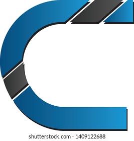 C letter logo eps vector