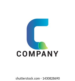 C letter logo icon for beauty or fashion brand