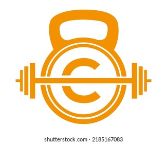 C Elementos de plantilla de diseño de icono de logotipo de carta - Ilustración
