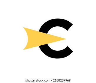 C Letter Logo Symbol-Design-Vorlagenelemente.