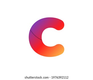 c letter logo icon template design vector logotype elements abstract c letter business logo design template abstract vector elements for corporate identity emblem label.