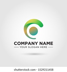 C letter Logo initial. Modern Company - Vector