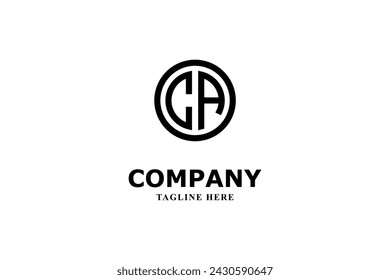 c and a letter logo inside a circle