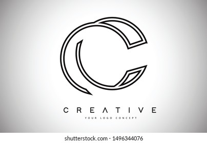 C Letter Logo Monogram Design Creative Stock Vector (Royalty Free ...