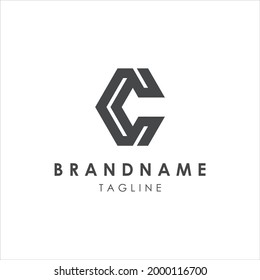 C Letter Logo Monogram Design. Creative C Letter Icon with Vector .