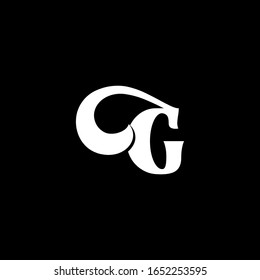 C letter logo with nice black background.C letter icon.C letter design.