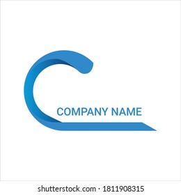 C letter Logo Stock Vector Template for any Company