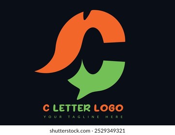 C letter logo is a straightforward, adaptable design that employs typography to produce a recognizable symbol or emblem. Usually the initials of a company or brand, center on one or more letters.