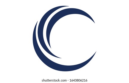 C Letter Logo Symbol Sign