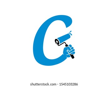 C Letter logo or symbol template design