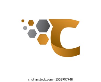 C Letter logo or symbol template design