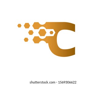 C Letter logo or symbol template design