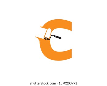 C Letter logo or symbol template design