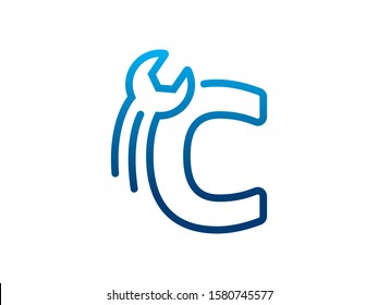 C Letter logo or symbol template design