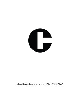 C letter logo. Tc letter logo