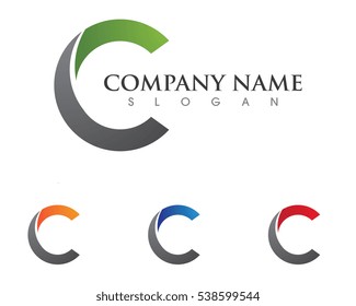 C Letter Logo Template
