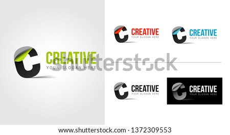 C Letter  Logo Template
